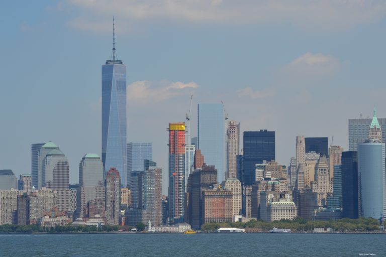 Das One World Trade Center in der Skyline von New York. Foto: Peter Sieben