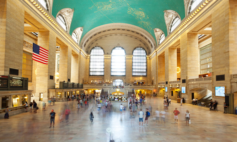 Menschen in der Halle der Grand Central Station