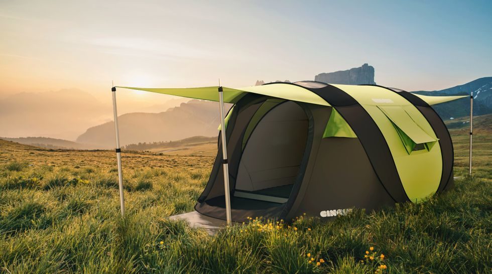 Cinch solo tent