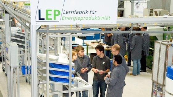 Lernfabrik für Energieproduktivität.