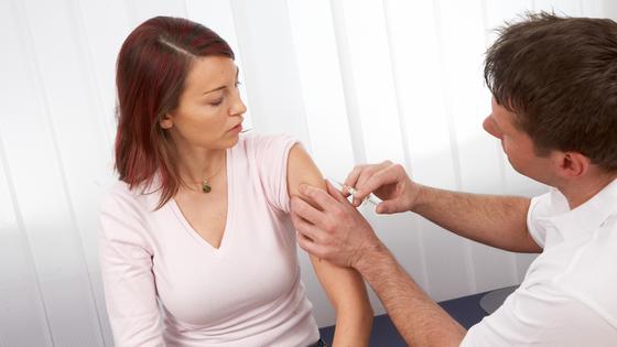 Grippeschutzimpfung: Einer von vielen Einsatzorten für Spritzen.