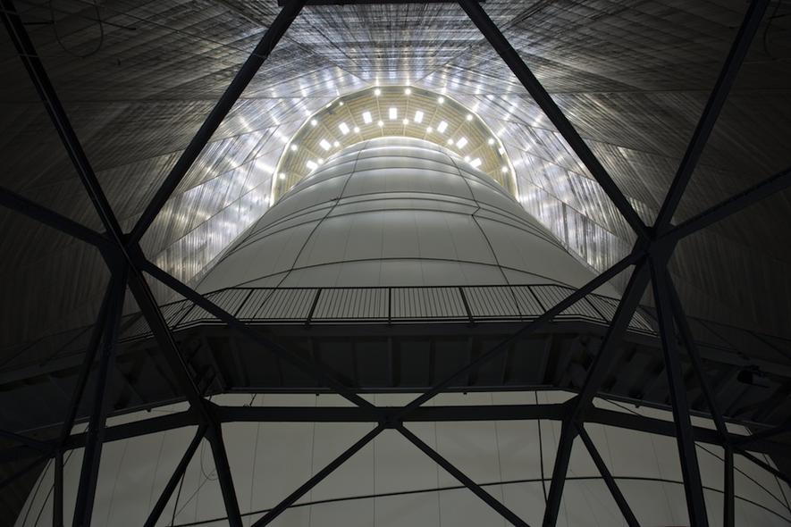 „Big Air Package“ – die weiße Kathedrale im Gasometer