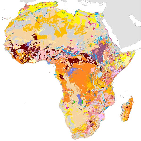 Der neue Bodenatlas des EU-Instituts JRC zeigt, dass der Zuständ der Böden in Afrika überwiegend bedenklich ist.