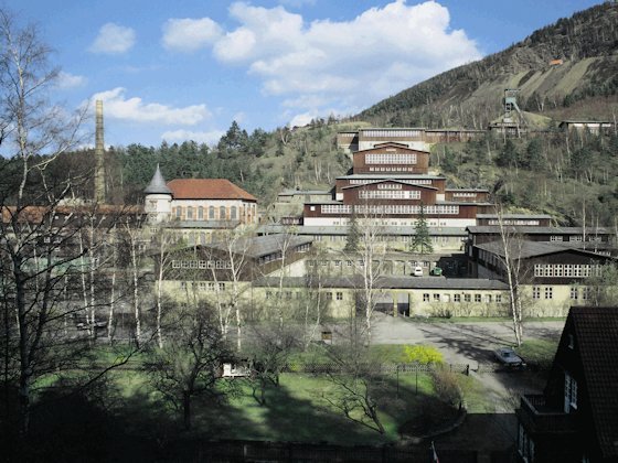 Die Tagesanlagen des ehemaligen Erzbergwerks Rammelsberg bei Goslar gehören heute zum Unesco-Weltkulturerbe.