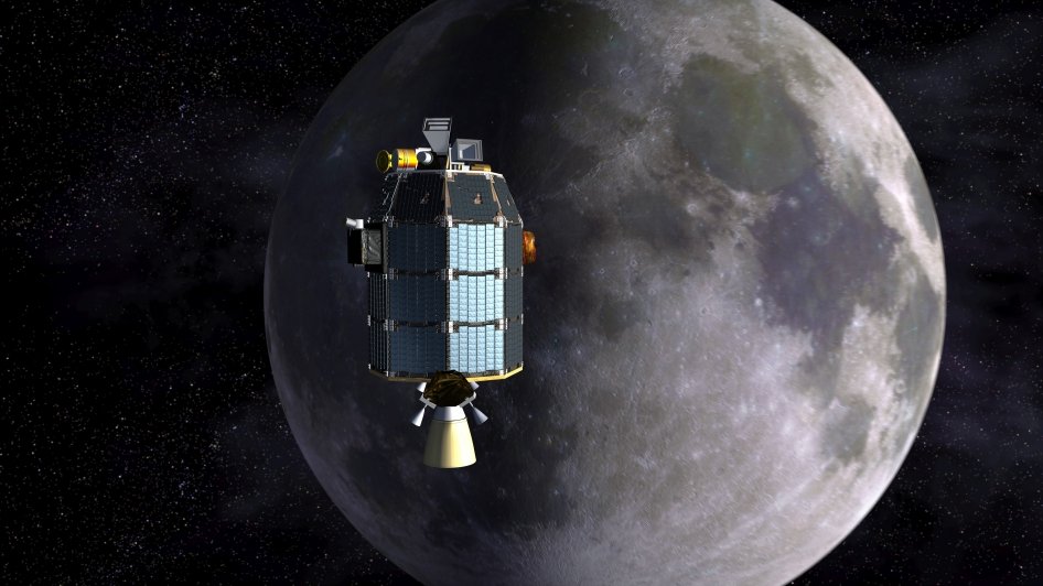 Die Raumsonde Ladee soll klären, ob es doch eine Mond-Atmosphäre gibt.