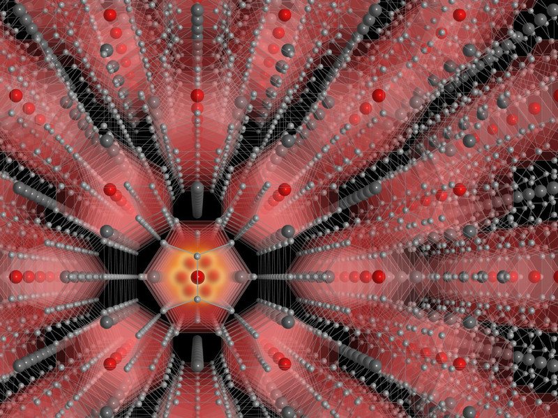 Clathrate sind Kristallgitter, die für einzelne Atome zum Käfig werden. Ihre Atome und die des eingesperrten, magnetischen Cer-Gastatoms sind quantenmechanisch eng verbunden. Die Gast-Atome rütteln quasi an ihrem Käfig. Dadurch erhält Material besonders gute thermoelektrische Eigenschaften. 