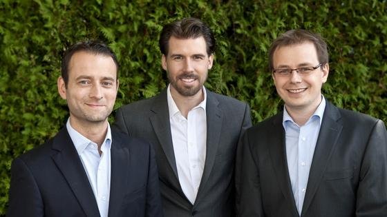 Gründerteam From AtoB  (von links nach rechts):  Johannes Graßmann, Veit Blumschein und Daniel Nolte