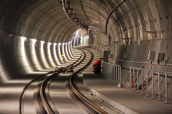 Teilstück des Leipziger City-Tunnels.