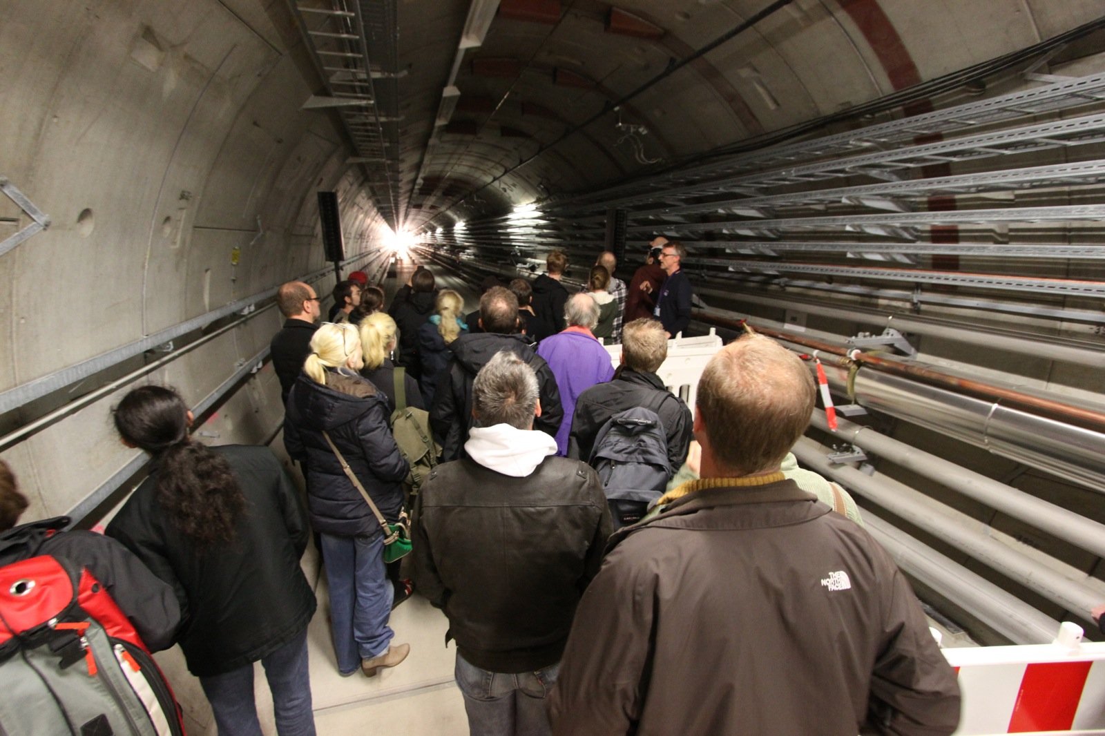 Beschleunigertunnel für den Röntgenlaser European XFEL.