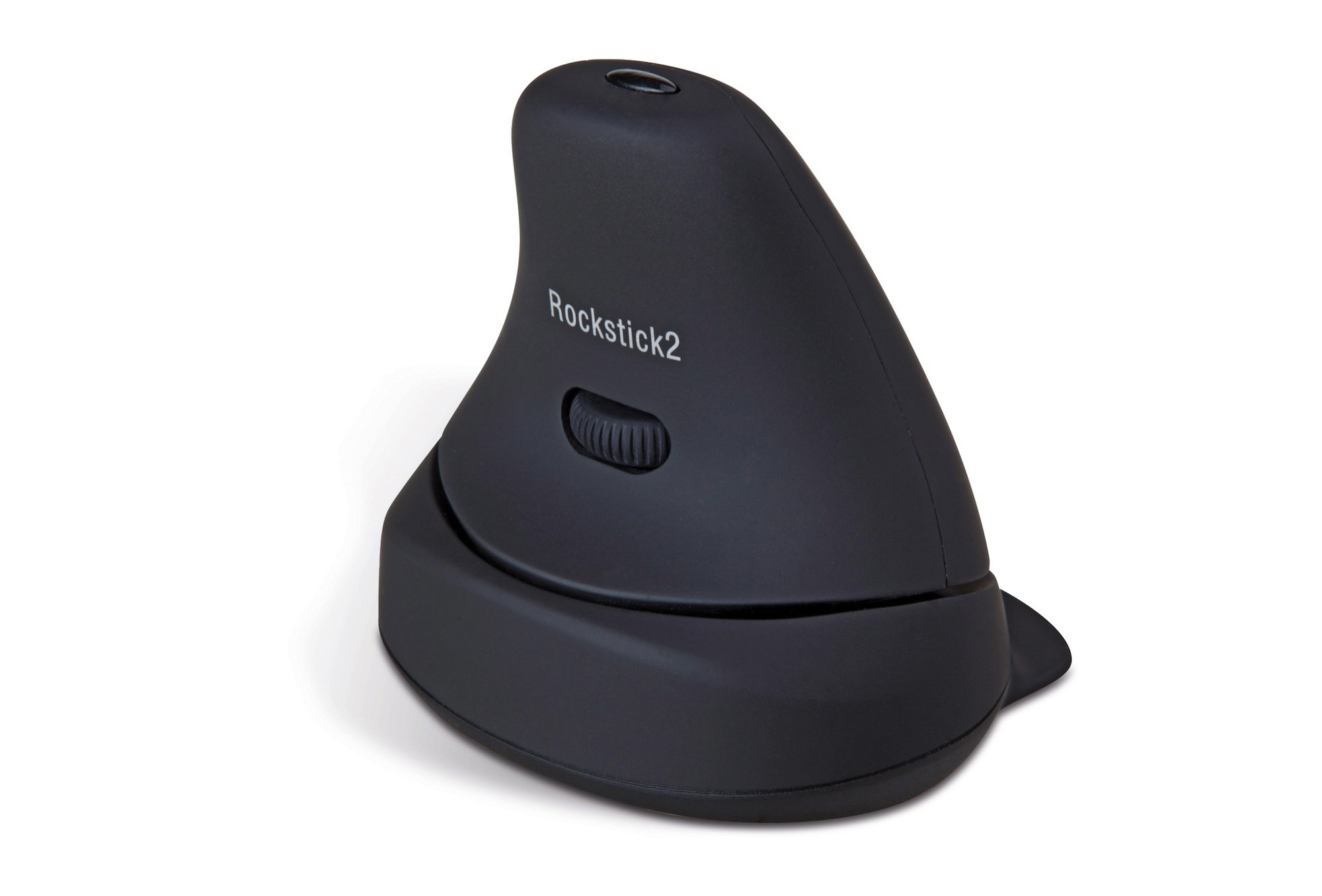 Die „Rockstick 2 Mouse“ des kanadischen Herstellers Microtouch Technoloy sieht nicht nur anders aus als handelsübliche Geräte – sie wird auch anders bedient, und zwar mit der ganzen Hand.