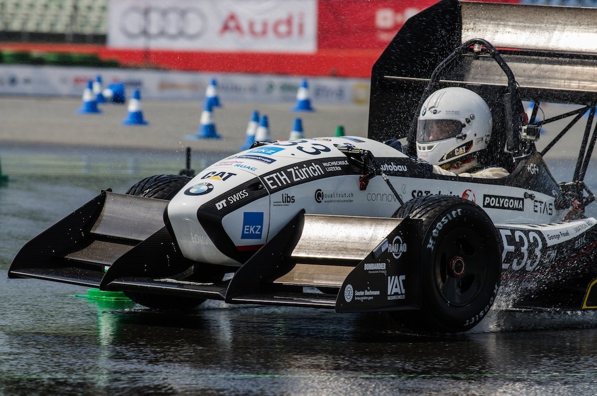 Die Ingenieur-Studenten der ETH Zürich gewannen das Rennen in der Klasse mit Elektroantrieb.