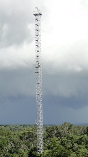 Vier 80 Meter hohe Türme sollen künftig den Riesenturm flankieren. Das BMBF fördert das Projekt mit 4,5 Millionen Euro.