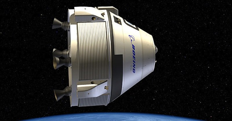 Außenansicht der CTS-100. Die Raumkapsel kann 60 Stunden autonom fliegen und soll zehn Einsätze überstehen. 