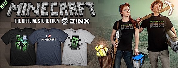 Minecraft rockt: das Spiel hat unzählige Fans. Und Merchandiseartikel für die Community gibt es auch. 