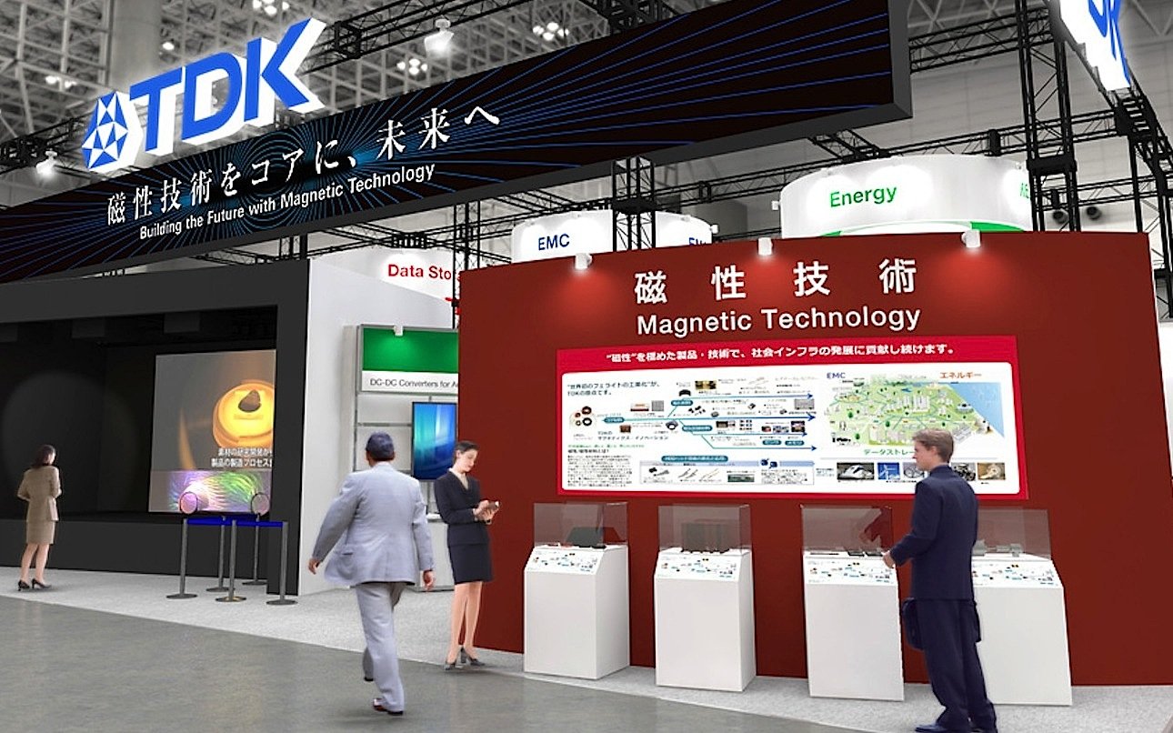 TDK-Präsentation auf der Ceatec Messe in Tokio: TDK entwickelt einen MRAM-Speicher mit siebenfacher Lese- und Schreibgeschwindigkeit.