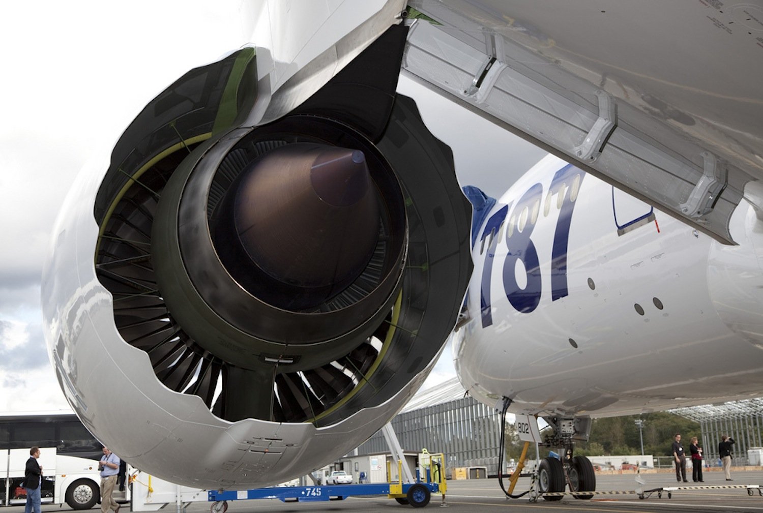 Das Rolls-Royce Triebwerk Trent 1000 kommt in der Boeing 787 Dreamliner zum Einsatz. 