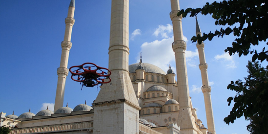 Deutsche Drohne vermisst größte Moschee der Türkei