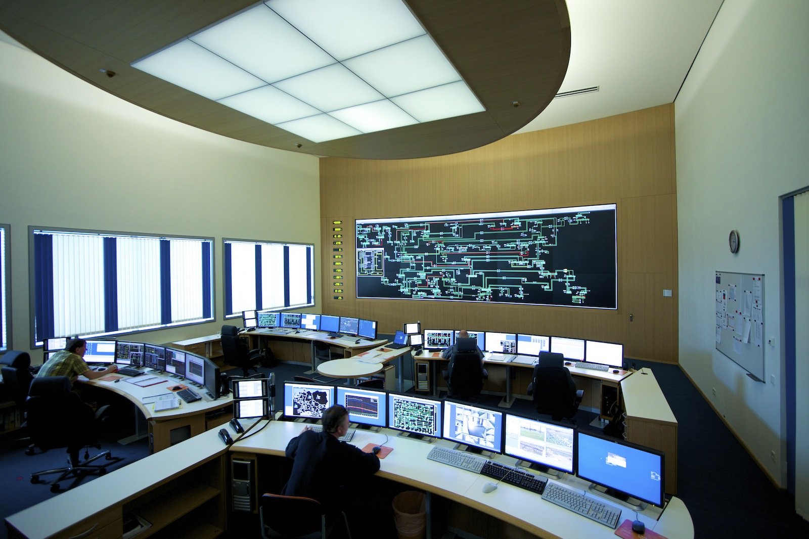 Das Transmission Control Centre in Neuenhagen.