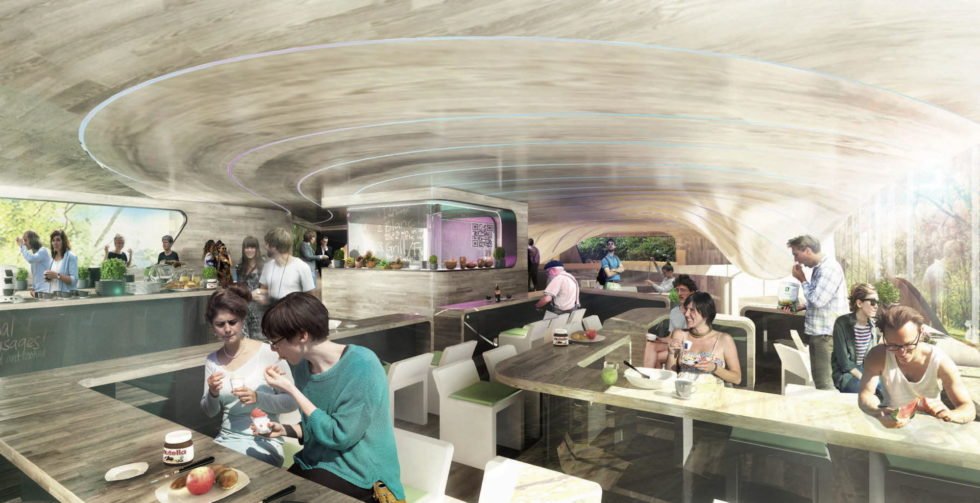 Futuristische Architektur für eine 90 Jahre alte Jugendherberge