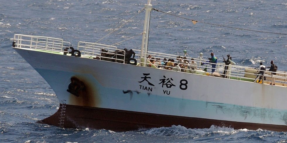 Rumpf des Schiffes Tianyu 8