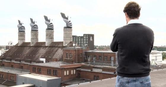 Blick auf die Malzfabrik Berlin: Hier soll Europas größte Stadtfarm entstehen, die Fisch und Tomaten produzieren soll.