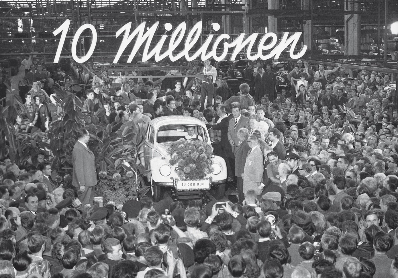 Der 10-millionste Käfer lief 1965 vom Band.