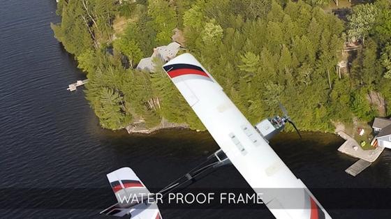 Die Drohne von PrecisonHawk kann Wasserproben entnehmen und ist in der Lage lange Distanzen autonom zurückzulegen und schlechtem Wetter zu trotzen. 