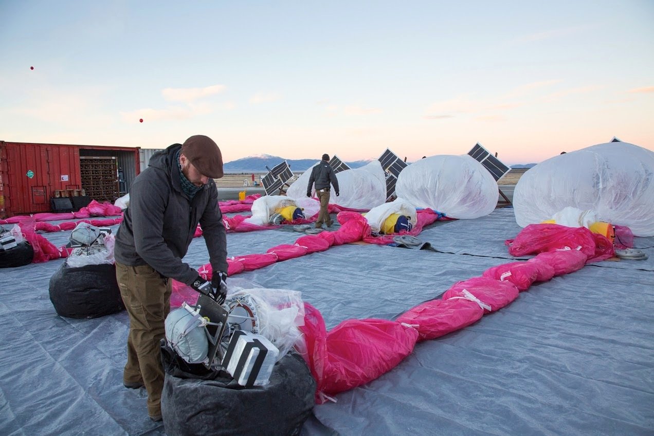 Testreihe mit Googles Stratosphärenballons: In Kürze will Google mit dem Aufbau eines weltweiten Funknetzes beginnen.