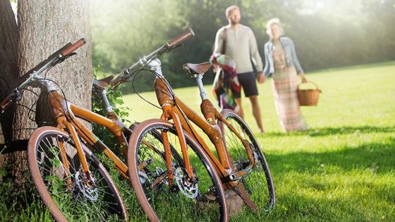 Das Bambusfahrrad von myBoo ist nachhaltig, dafür aber nicht ganz billig: Die Modelle kosten zwischen 1.980 und 2.490 Euro.