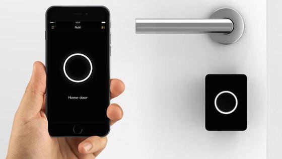 Noki ersetzt nerviges Schlüsselkramen: Das Smartphone kommuniziert mit dem Öffnungssystem via Bluetooth oder WLAN. 