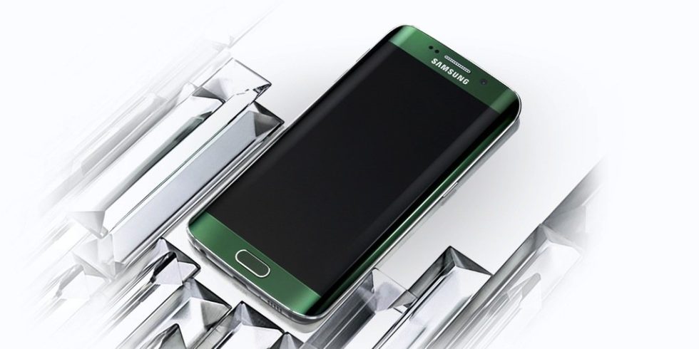 Das Samsung-Smartphone S6 edge.
