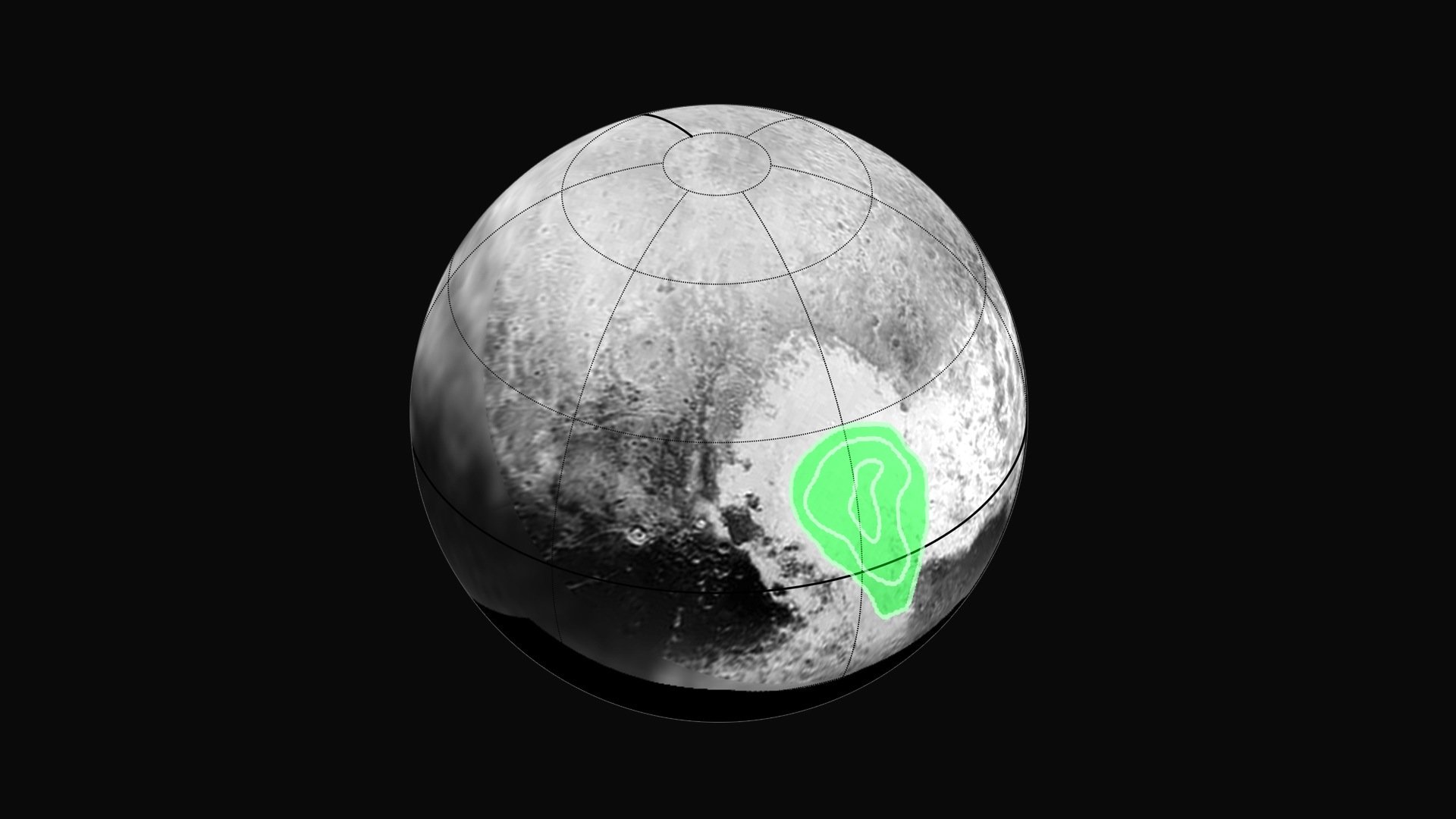 New Horizons hat gefrorenes Kohlenmonoxid im Herzen von Plutos „Herz“ fotografiert. Der Zwergplanet ist geologisch äußerst aktiv. 