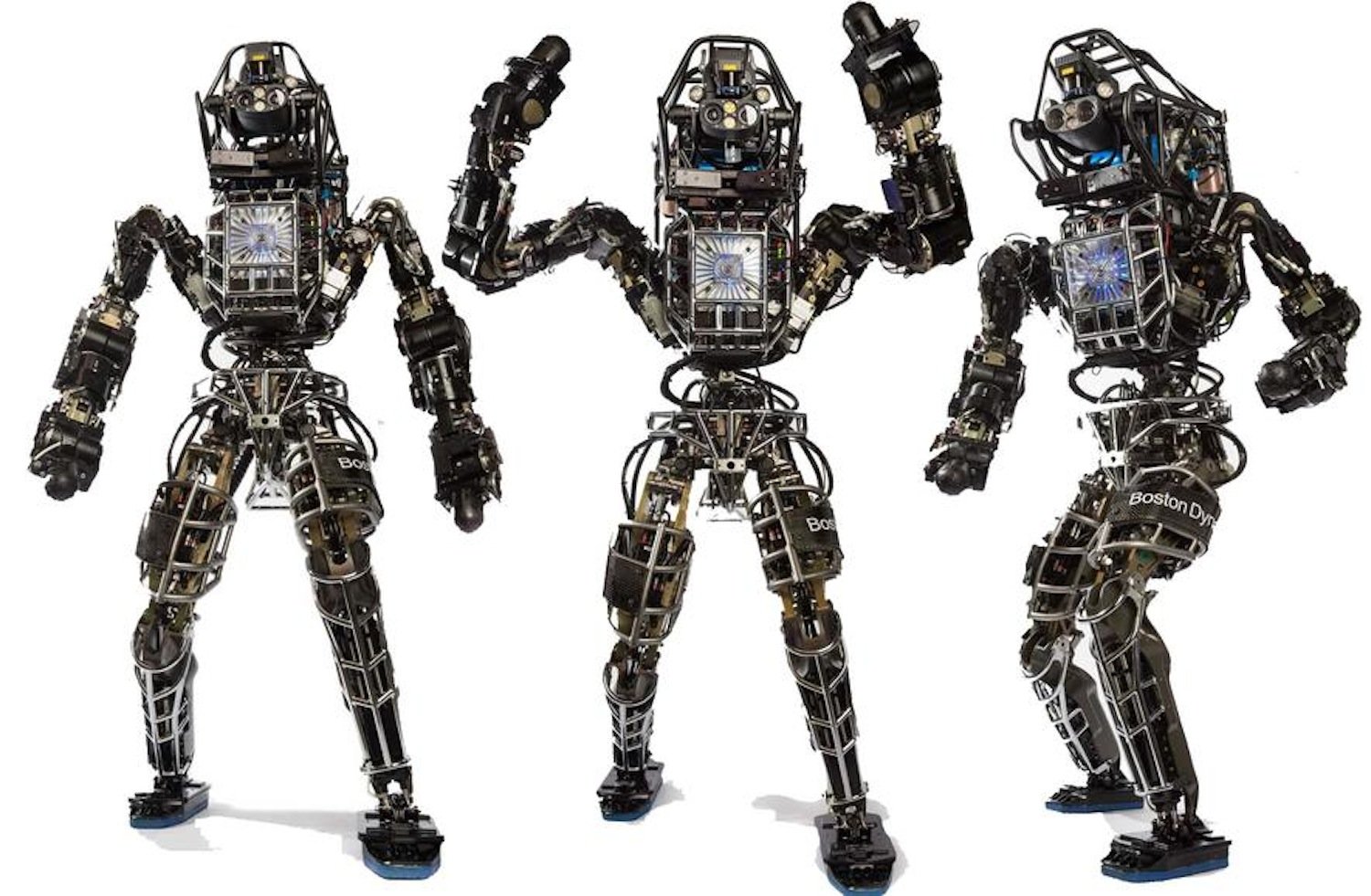 Atlas von Boston Dynamics: Der humanoide Roboter kann sogar Auto fahren.  