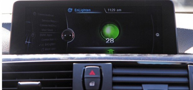 Der Ampel-Countdown läuft: BMW hat die EnLighten-Software bereits in seine Wagen mit dem iDrive-System integriert.
