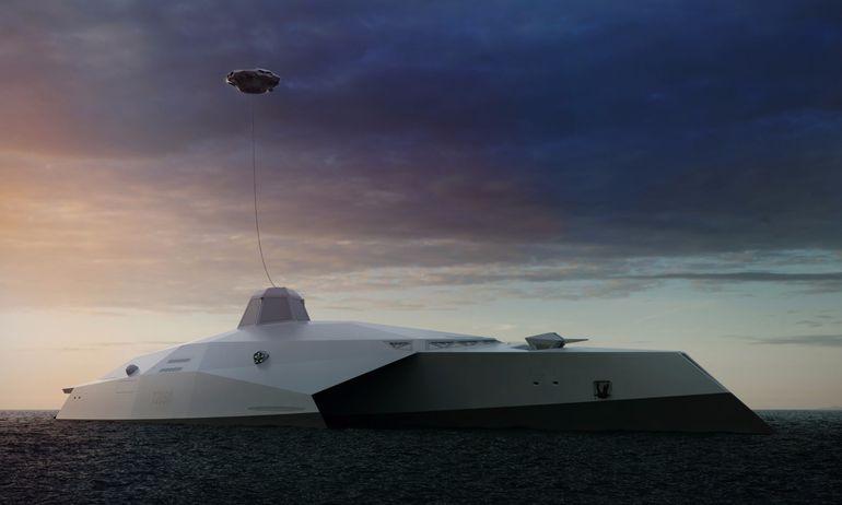 Britische Designer entwerfen Kriegsschiff der Zukunft