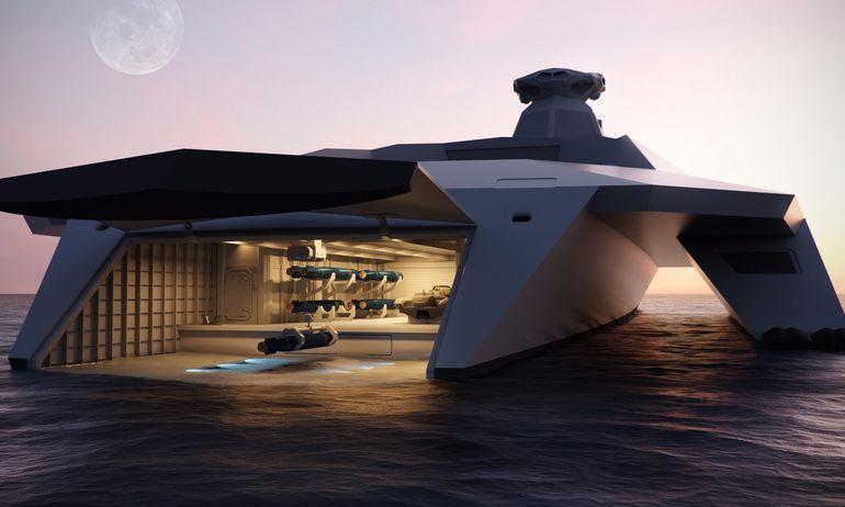 Britische Designer entwerfen Kriegsschiff der Zukunft