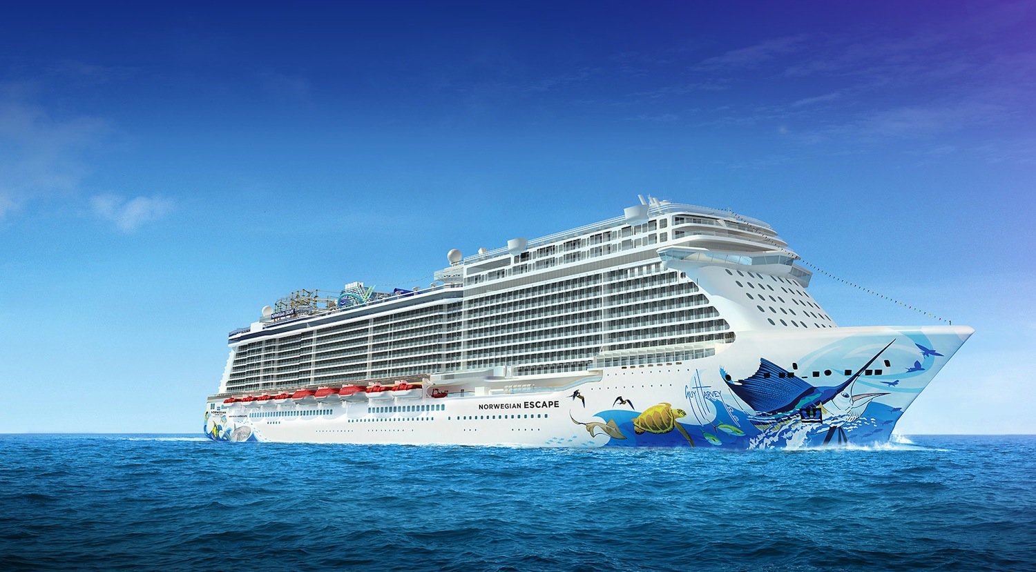 Die Escape der Norwegian Cruise Line: Das Kreuzfahrtschiff ist ab November 2015 in der östlichen Karibik unterwegs.