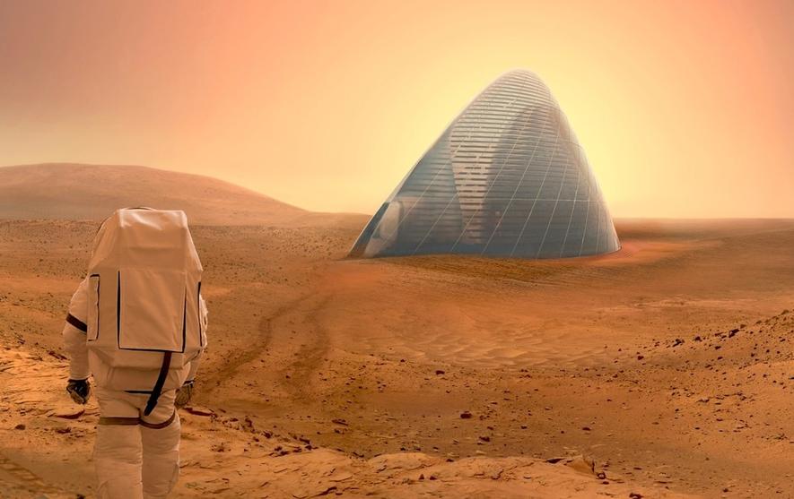 Ein Haus aus Eis gewinnt Nasa-Wettbewerb für beste Marsbehausung