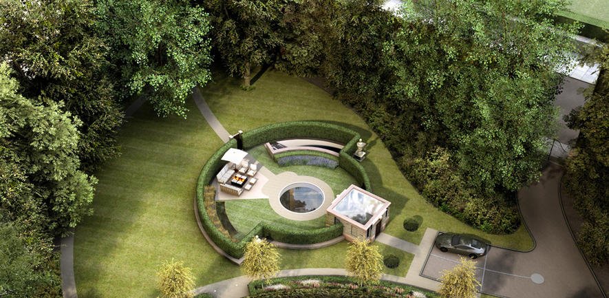 Britische Architekten bauen Villa unter der Erde