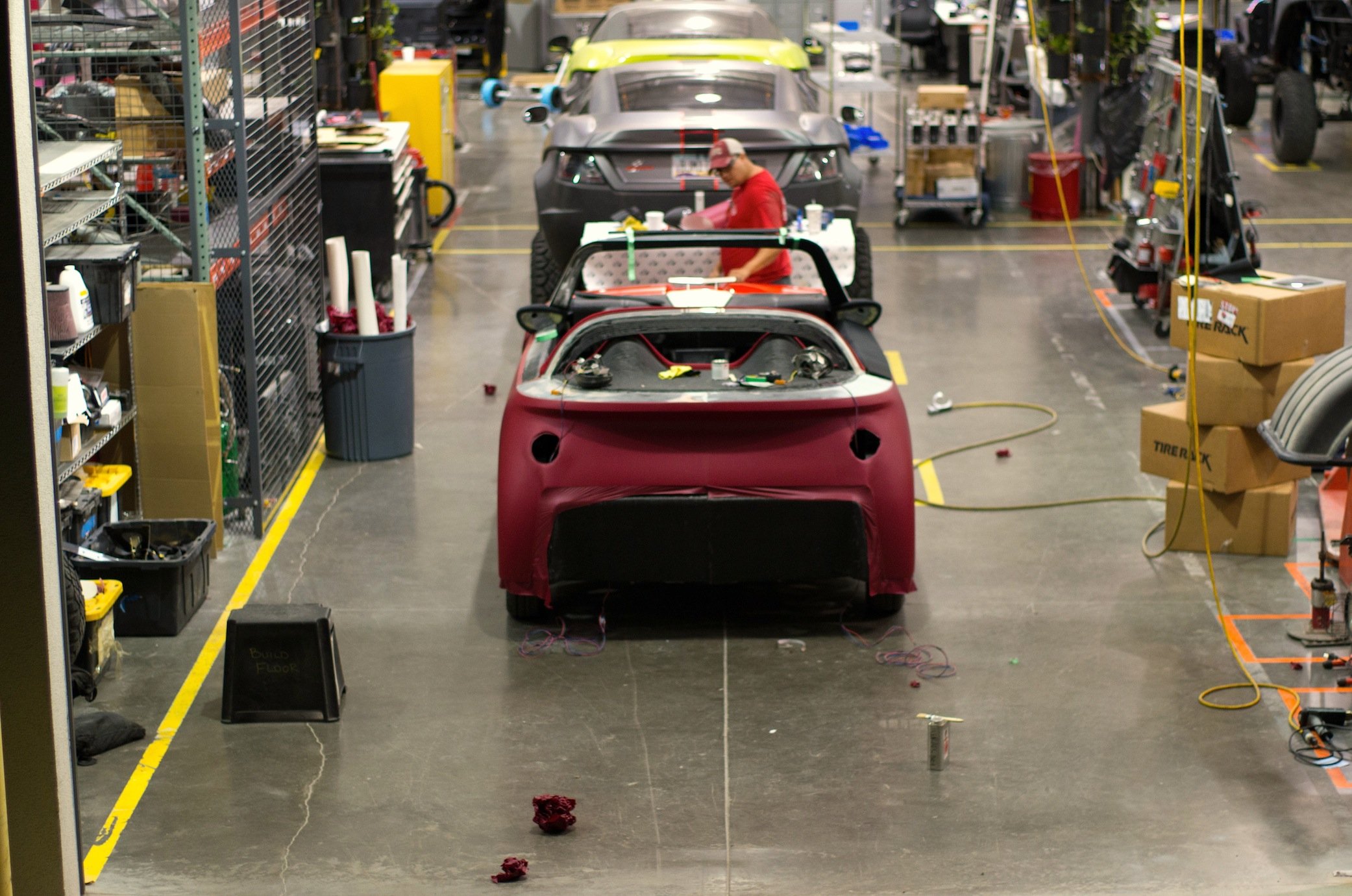 Die Produktion bei Local Motors in Phoenix: Der LM3D Swim soll ab 2017 in Serie produziert werden.