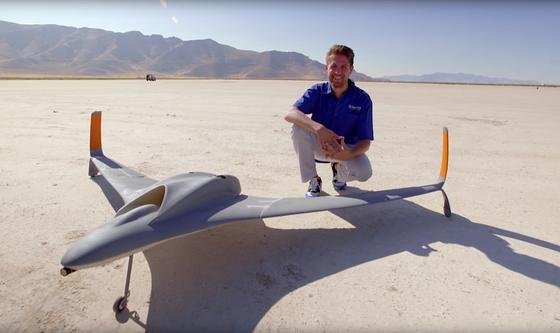 Jet-Drohne aus dem 3D-Drucker: Das Unmanned Air Vehicle (UAV) hat eine Spannweite von 2,75 m und wiegt lediglich 13 kg. 