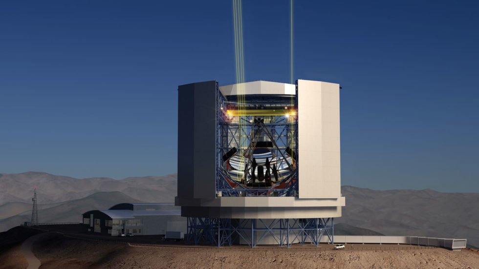 Giant Magellan Telescope (GMT): Sieben riesigen Spiegel sollen das schwache Licht vom Rande des Universums auffangen. Foto: gmto.org