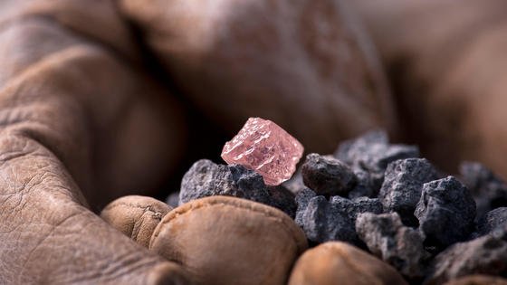 Forscher der North Carolina State University haben zwar keinen großen pinkfarbenen Diamant gefunden, wie er hier auf dem Bild zu sehen ist. Aber auch etwas für die Wissenschaft sehr Wertvolles: eine neue Form festen Kohlenstoffs. Bekannt waren bisher Graphit und Diamant. Das neue Material nennen die Forscher „Q“. 