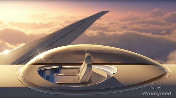 Illustration des Sky Decks: Passagiere sollen in der gläsernen Aussichtskabine einen unglaublichen Panoramablick genießen. 