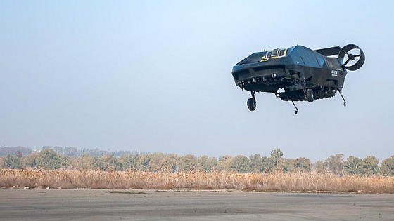 In der israelischen Wüste hat AirMule am 30. Dezember 2015 seinen ersten freien Testflug absolviert.
