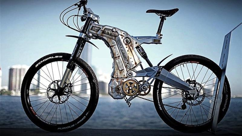 Das E-Bike Terminus von M55 schafft bis 120 km/h. 