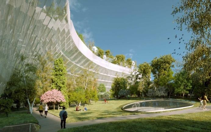 Futuristischer Wohnkomplex bringt den Wald in die Großstadt