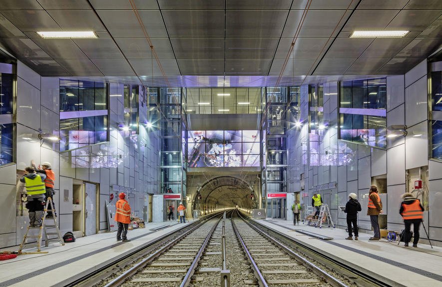 Düsseldorfer U-Bahn wurde durch vereisten Boden gebohrt