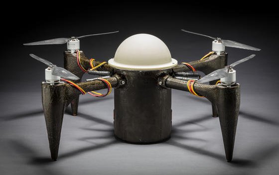 Cracuns: Diese Drohne kann vom Meeresboden aus gestartet werden. Und hält auch einen zweimonatigen Aufenthalt in Salzwasser aus, ohne zu rosten.