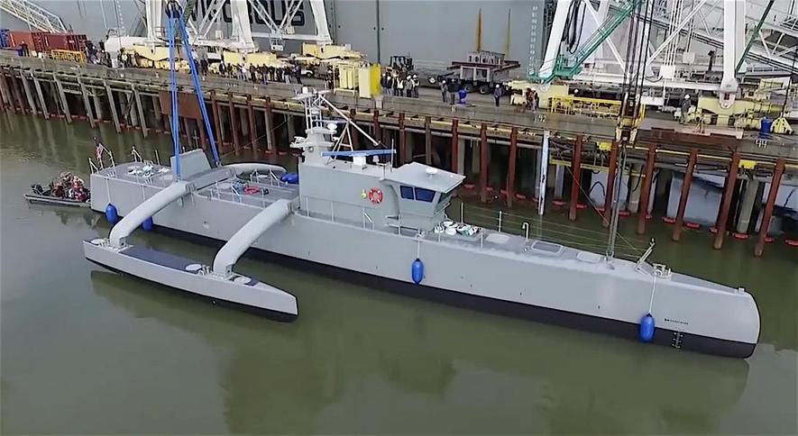 Mit diesem Roboterschiff jagt die US-Marine U-Boote